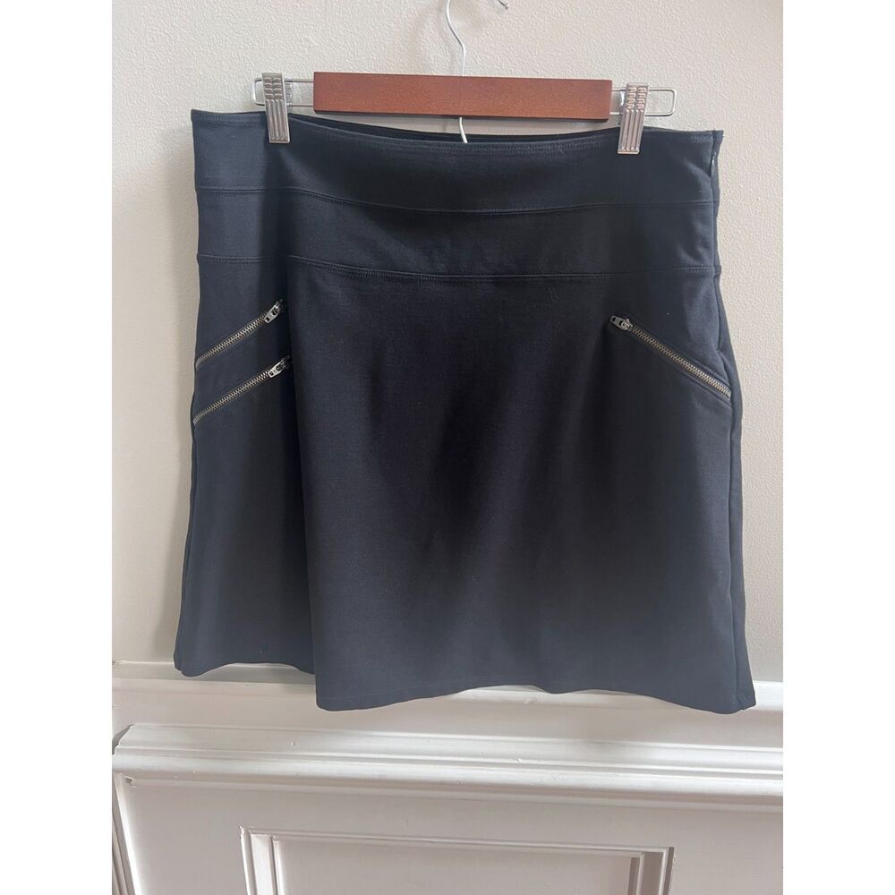 Athleta Ponte Black Skirt - Size 12